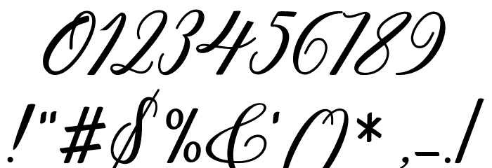 Hunkydory Font OTHER CHARS