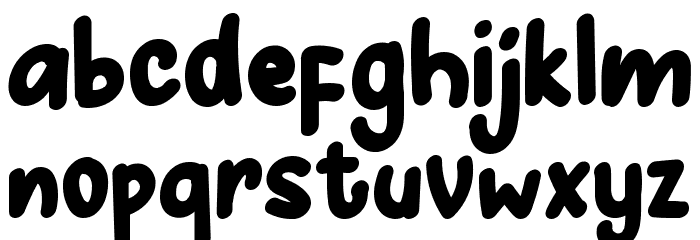 Hunny Bummy Font LOWERCASE
