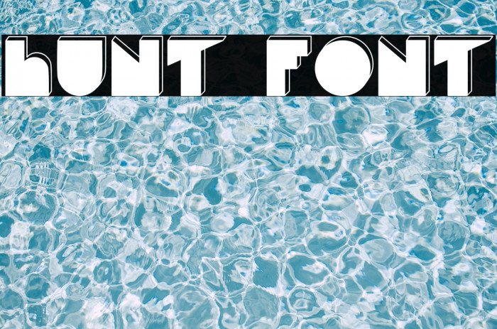 Hunt Font examples