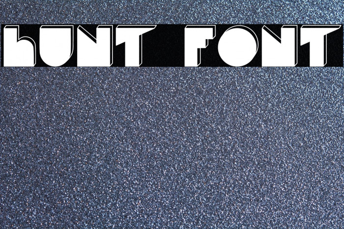 Hunt Font examples