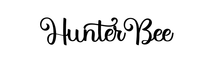 Hunter Bee  font caratteri gratis