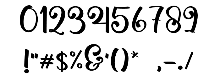 Hunter Bee Font OTHER CHARS