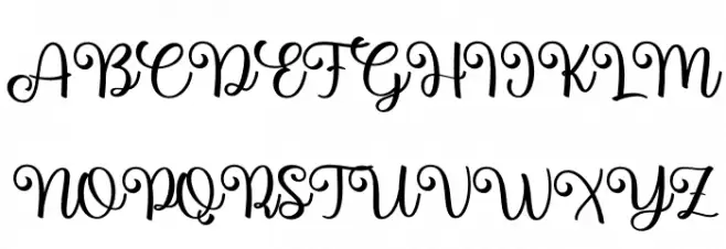 Hunter Bee 字体 大写