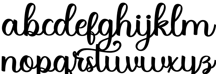 Hunter Bee Font LOWERCASE