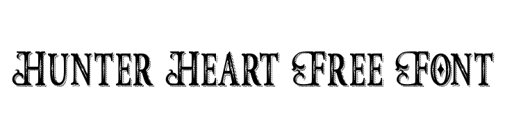hunter heart pro font