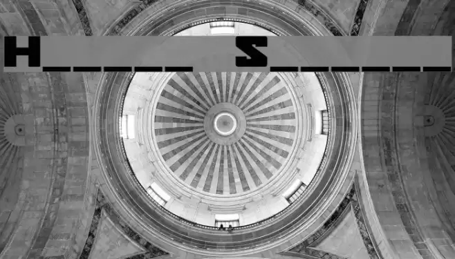 Hunter Squared Font examples