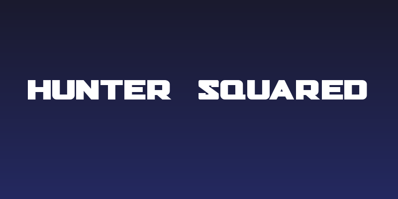 Hunter Squared Social Header