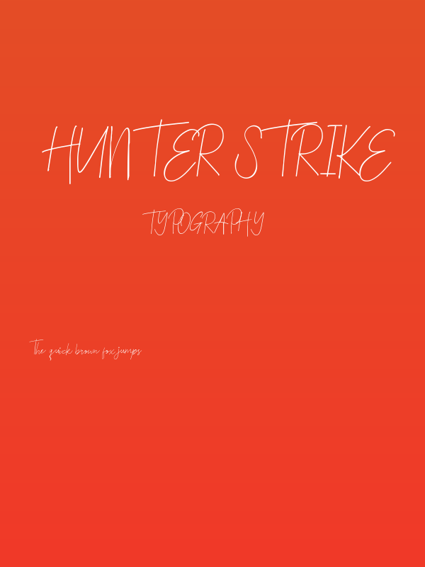 Hunter Strike Poster