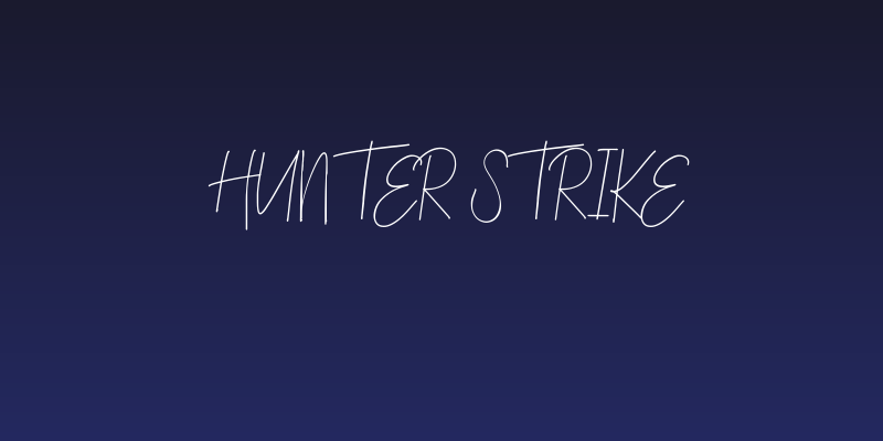 Hunter Strike Social Header