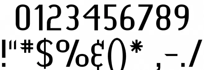 Hunter Font OTHER CHARS