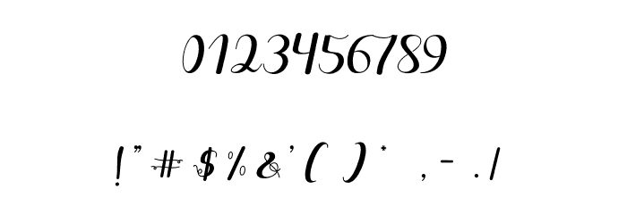Hunter Font OTHER CHARS