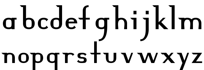 Hunter Font LOWERCASE