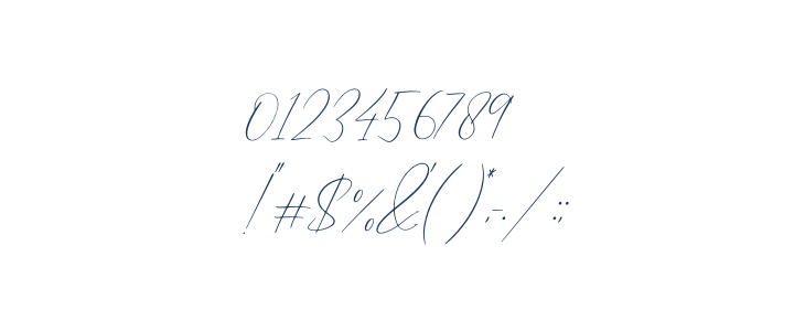 Hunterland Ontime Italic Other Characters
