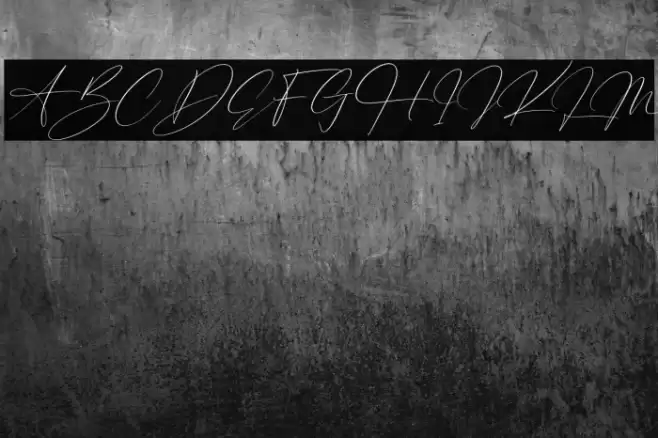 Hunterland Ontime Italic Font examples