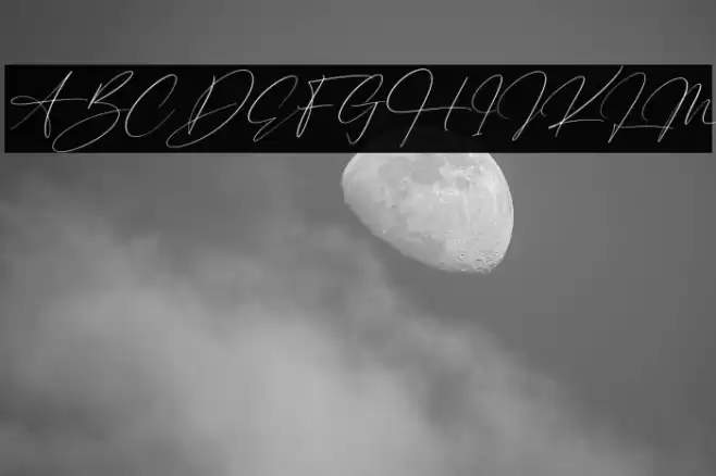 Hunterland Ontime Italic Font examples