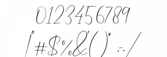 Hunterland Ontime Font OTHER CHARS