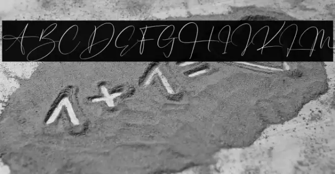 Hunterland Ontime Font examples