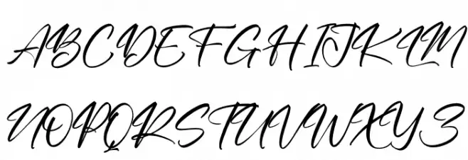 Hunterland Signature Шрифта ВЕРХНИЙ