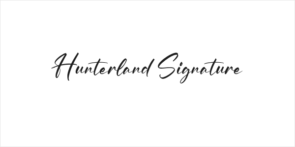 Hunterland Signature Logo