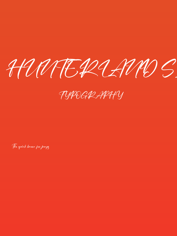 Hunterland Signature Poster