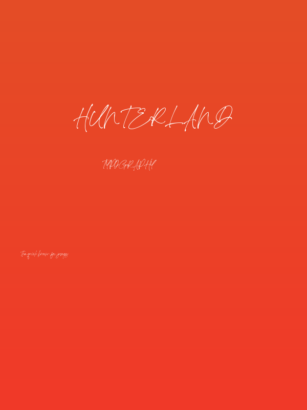 Hunterland Poster