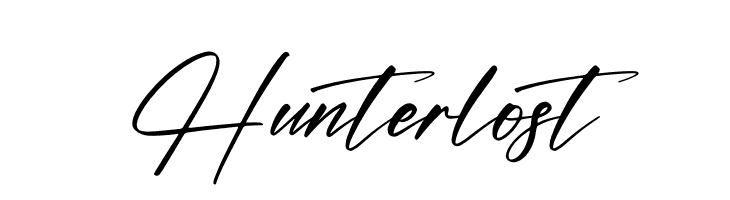 Hunterlost  免费字体下载