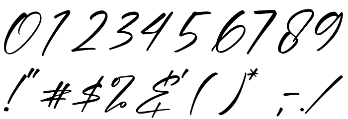 Hunterlost Font OTHER CHARS