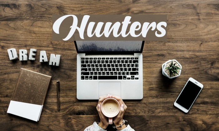 Hunters Font examples