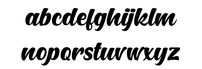 Hunters Font LOWERCASE