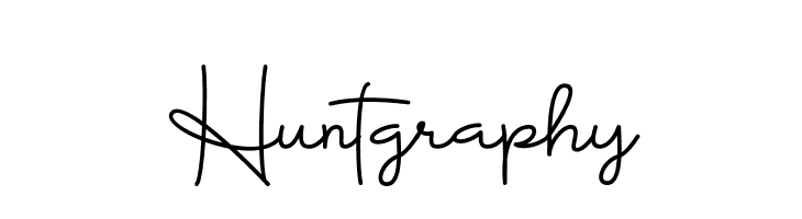Huntgraphy Font