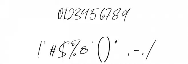 Hunthers Dwayne Font OTHER CHARS