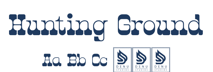 Hunting Ground Font Preview