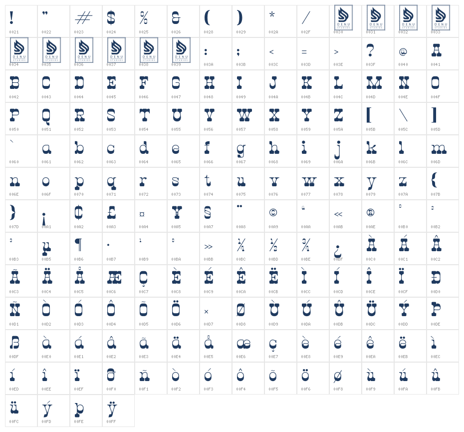 Hunting Ground Character Map