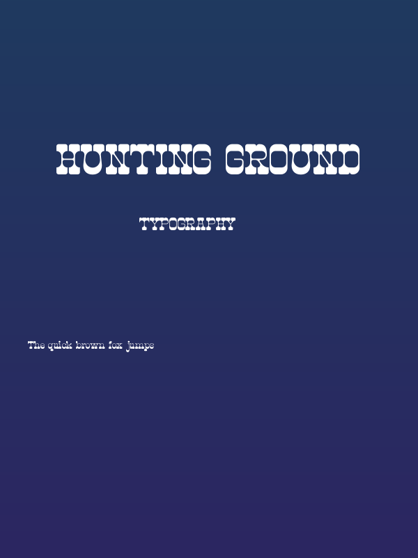 Hunting Ground Poster