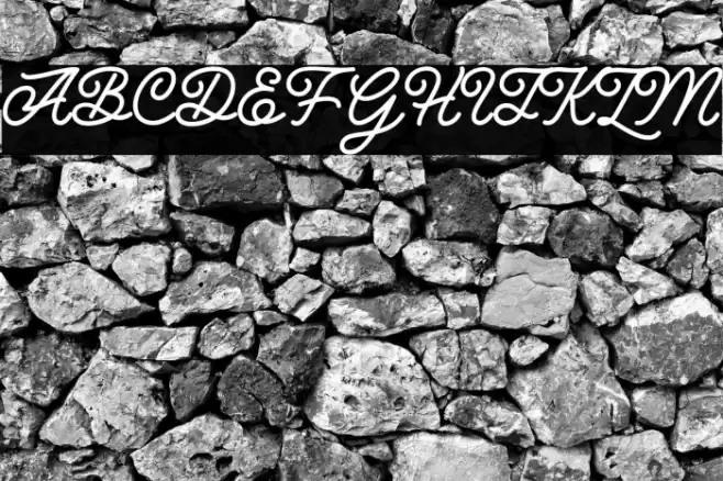 Hunting Script Font examples