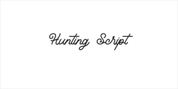 Hunting Script Logo