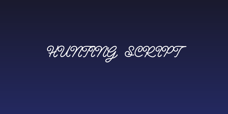 Hunting Script Social Header