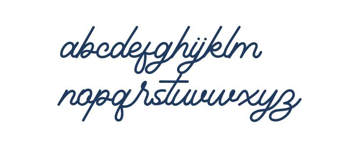 Hunting Script Lowercase