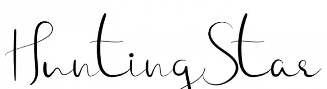 Hunting Star  Frei Schriftart Herunterladen