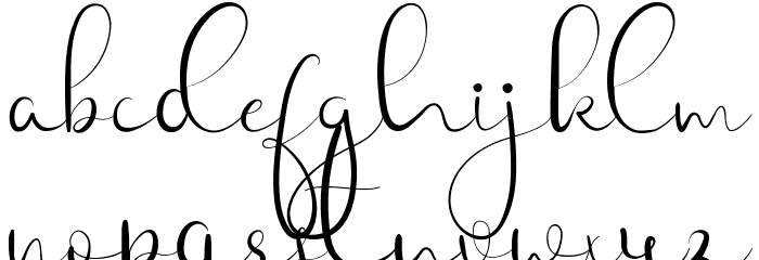 Hunting Star Font LOWERCASE