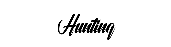 Hunting  Free Fonts Download