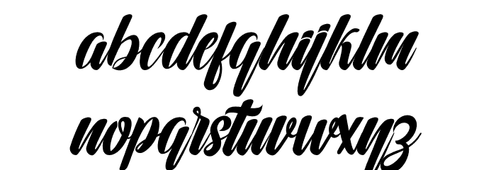 Hunting Font LOWERCASE
