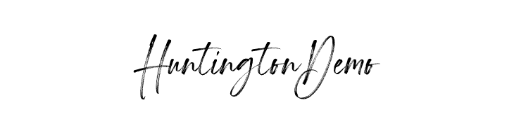 Huntington Demo  font caratteri gratis