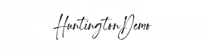 Huntington Demo  Descarca Fonturi Gratis
