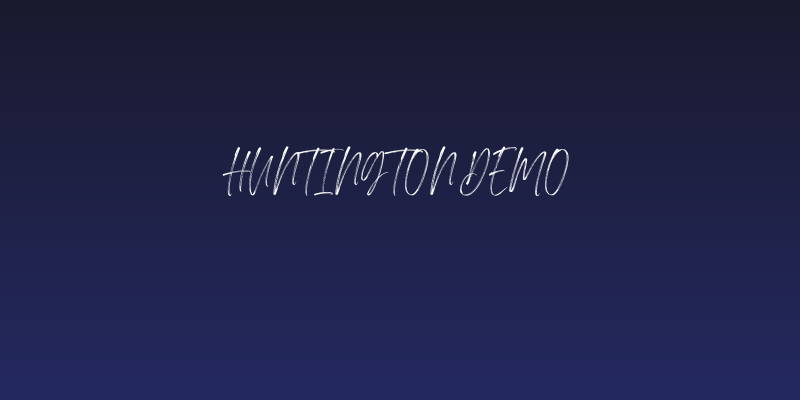 Huntington Demo Social Header