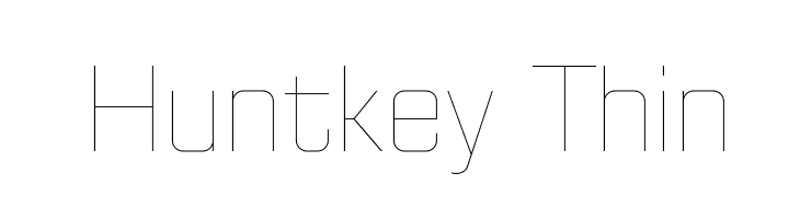 Huntkey Thin  لخطوط تنزيل