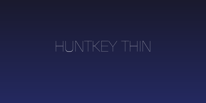 Huntkey Thin Social Header