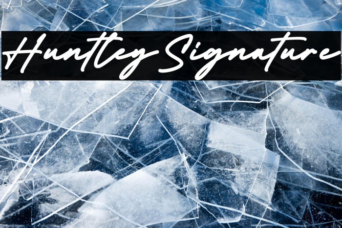 Huntley Signature Example 3