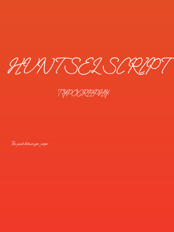 Huntsel Script Poster