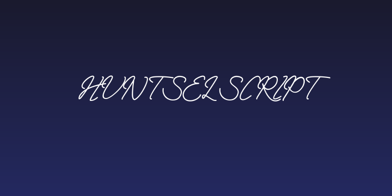 Huntsel Script Social Header